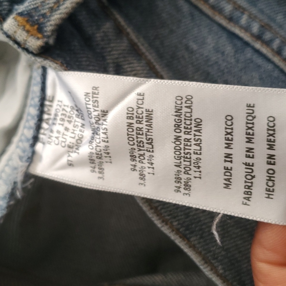 Frame le High straight blue jeans size 26 - Picture 15 of 16